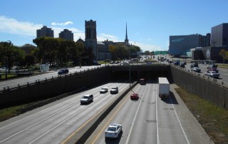 traffic on I-94 in Minneapolis