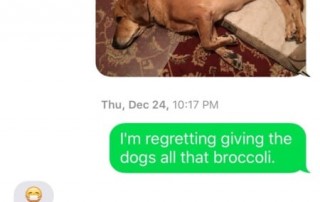 text message between mother and son