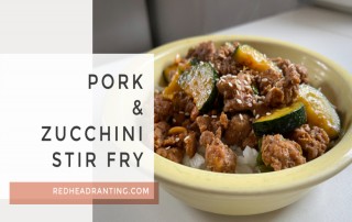 Pork Zucchini Stir Fry